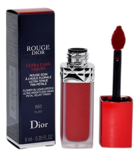 

Губная помада 860 Flirt, 6 мл Dior, Rouge Ultra Care Liquid