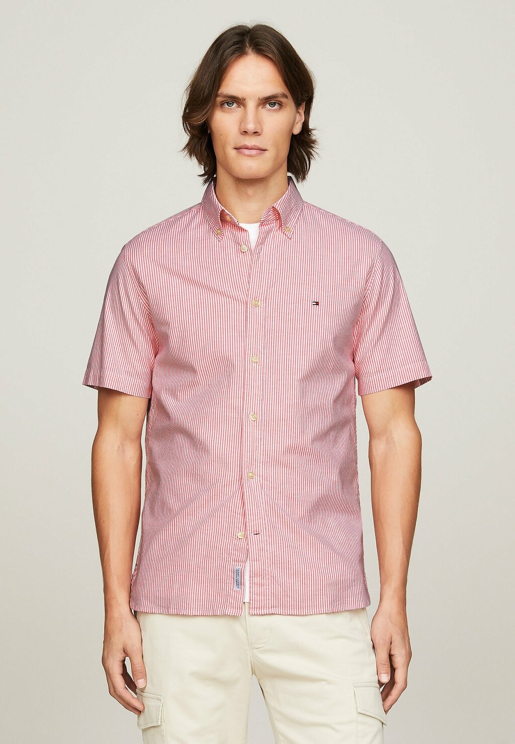 

Рубашка FLEX COLLECTION REGULAR Tommy Hilfiger, светло-розовый
