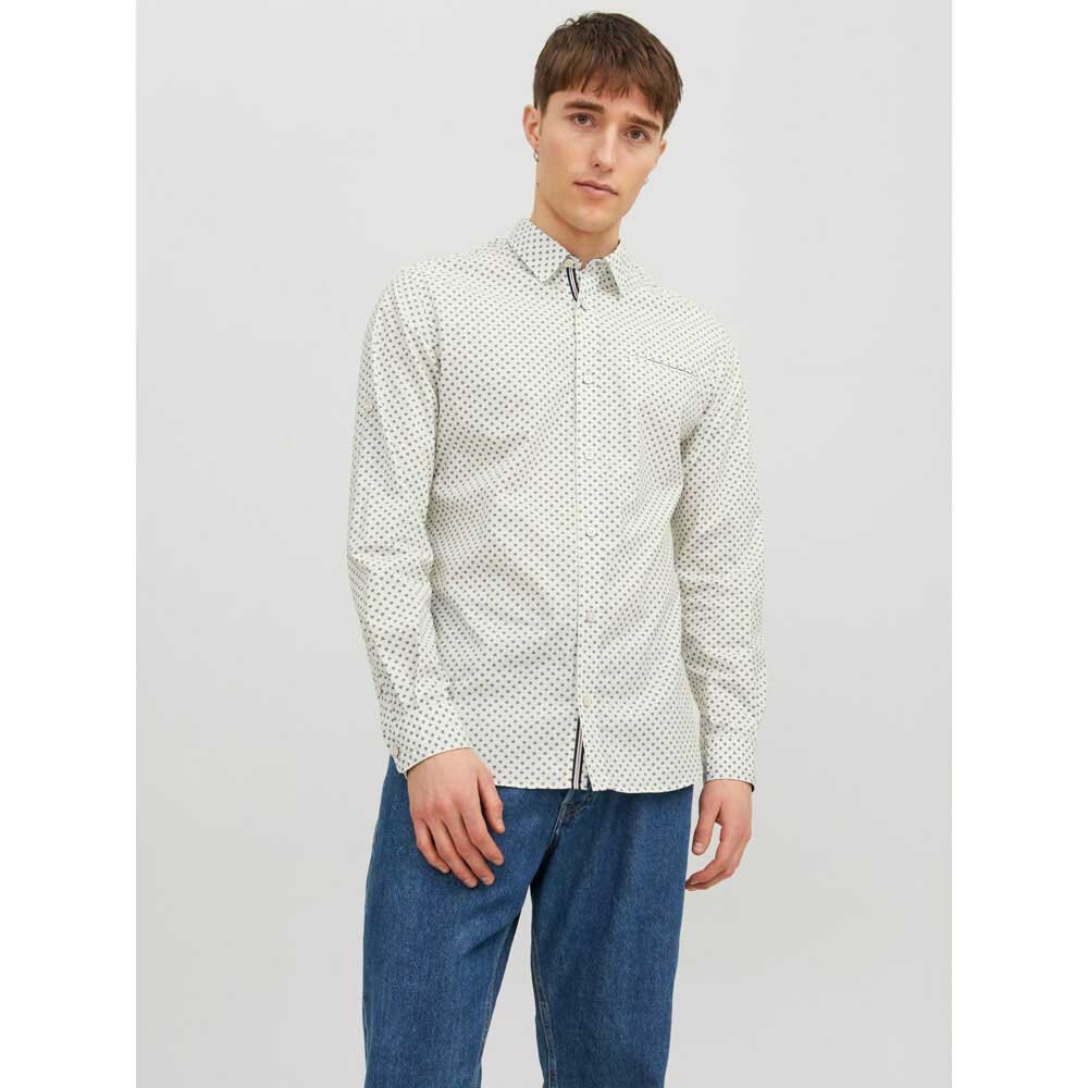 

Рубашка с длинным рукавом Jack & Jones Remy Detail, белый