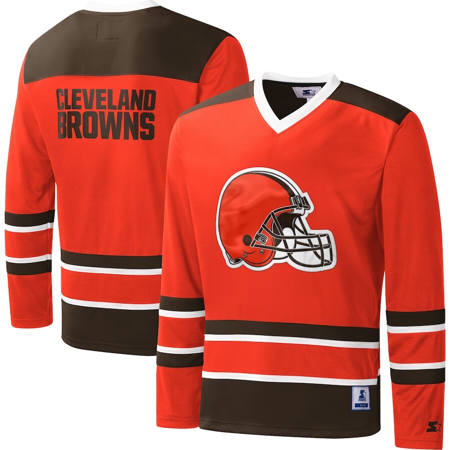 

Футболка Starter Cleveland Browns, оранжевый