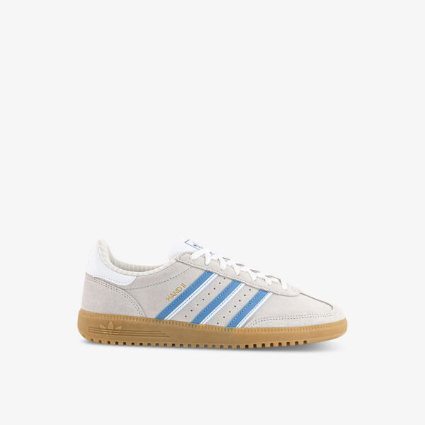 

Кроссовки hand 2 из замши с низким берцем и декором Adidas, серый