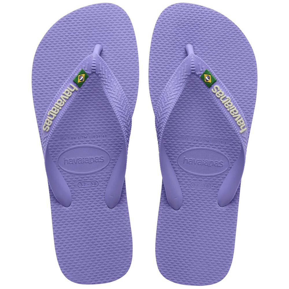 Шлепанцы Havaianas Brasil Logo, фиолетовый