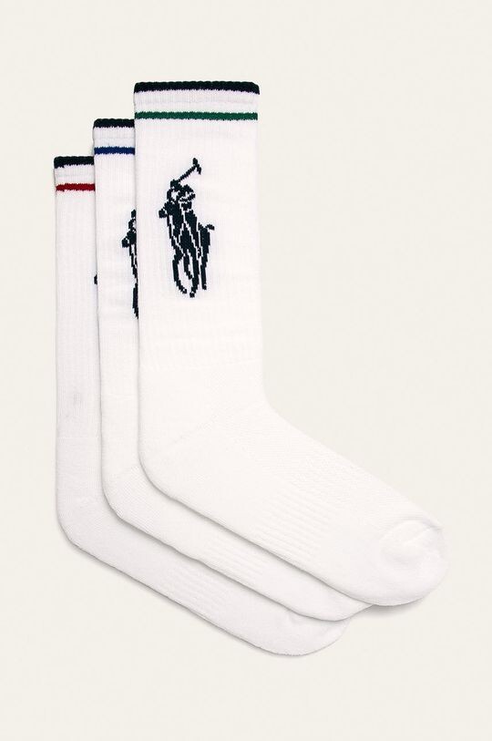

Носки (3 шт.) 449723748001 Polo Ralph Lauren, белый