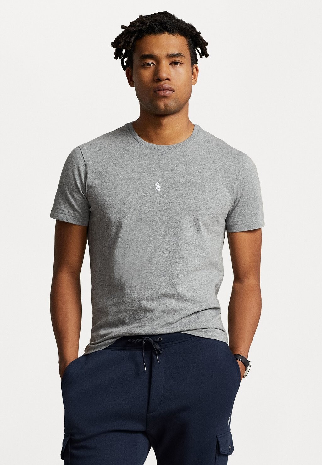 

Базовая футболка КОРОТКИЙ РУКАВ Polo Ralph Lauren, стальной вереск