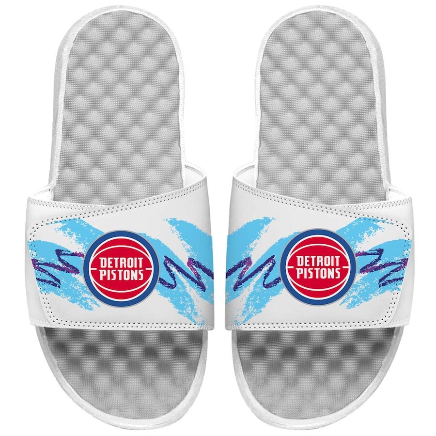 

Шлепанцы ISlide Detroit Pistons, белый