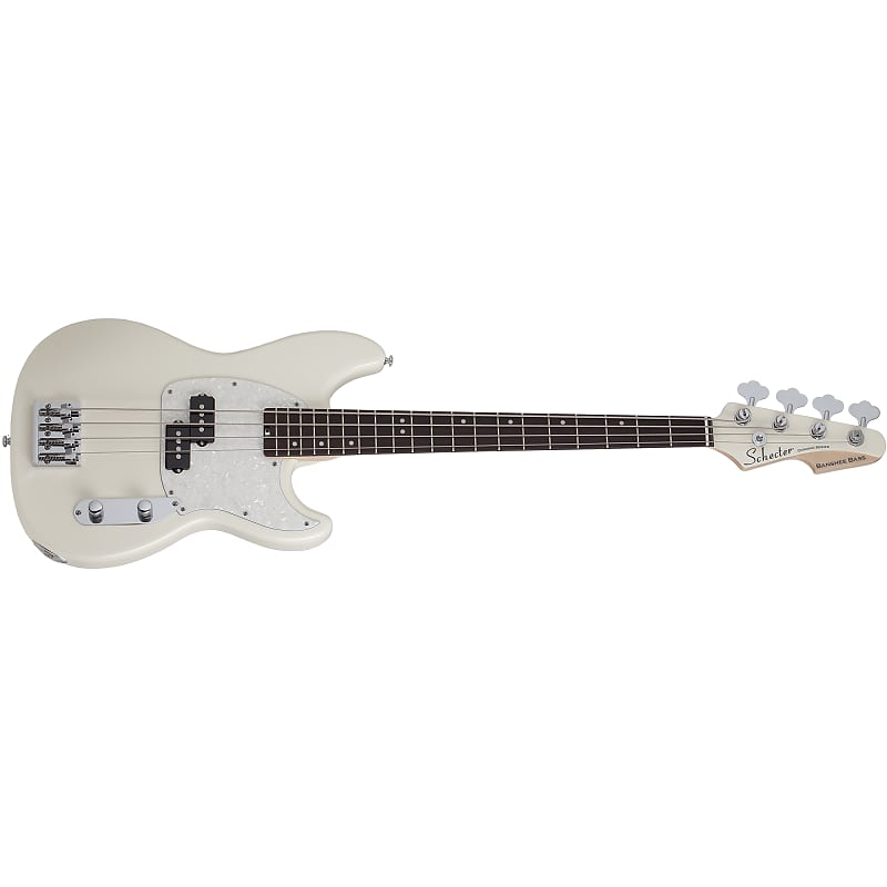 Басс гитара Schecter 1442 Banshee Bass Guitar, Rosewood Fretboard, Olympic White