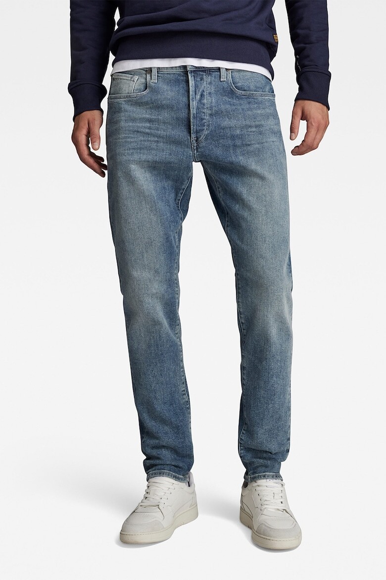 

Джинсы 3301 на теле с потертым эффектом G-Star Raw, синий
