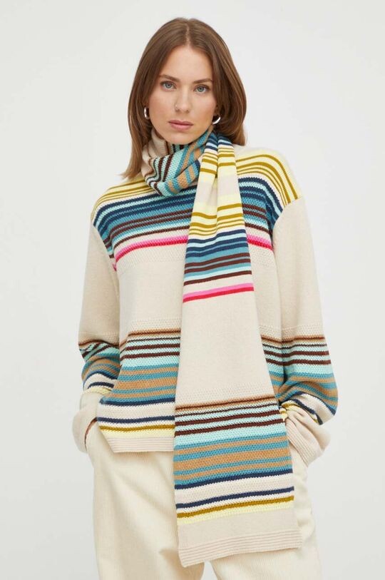 

Свитер из смесовой шерсти PS Paul Smith, бежевый