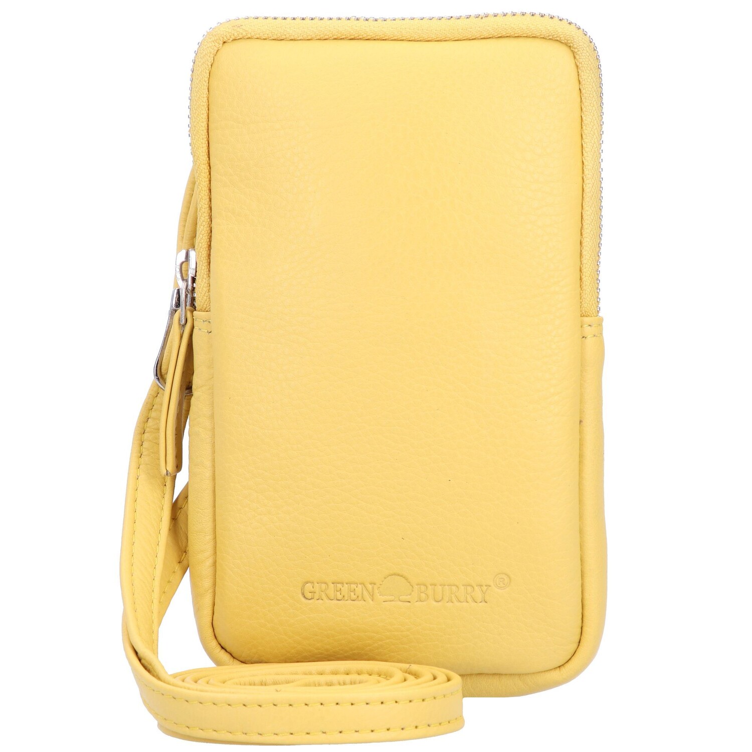 

Сумка через плечо Greenburry Nappa Handytasche Leder 10,5 см, желтый