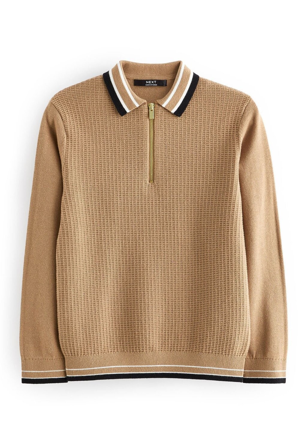 

Вязаный свитер LONG SLEEVE Next, цвет tan brown