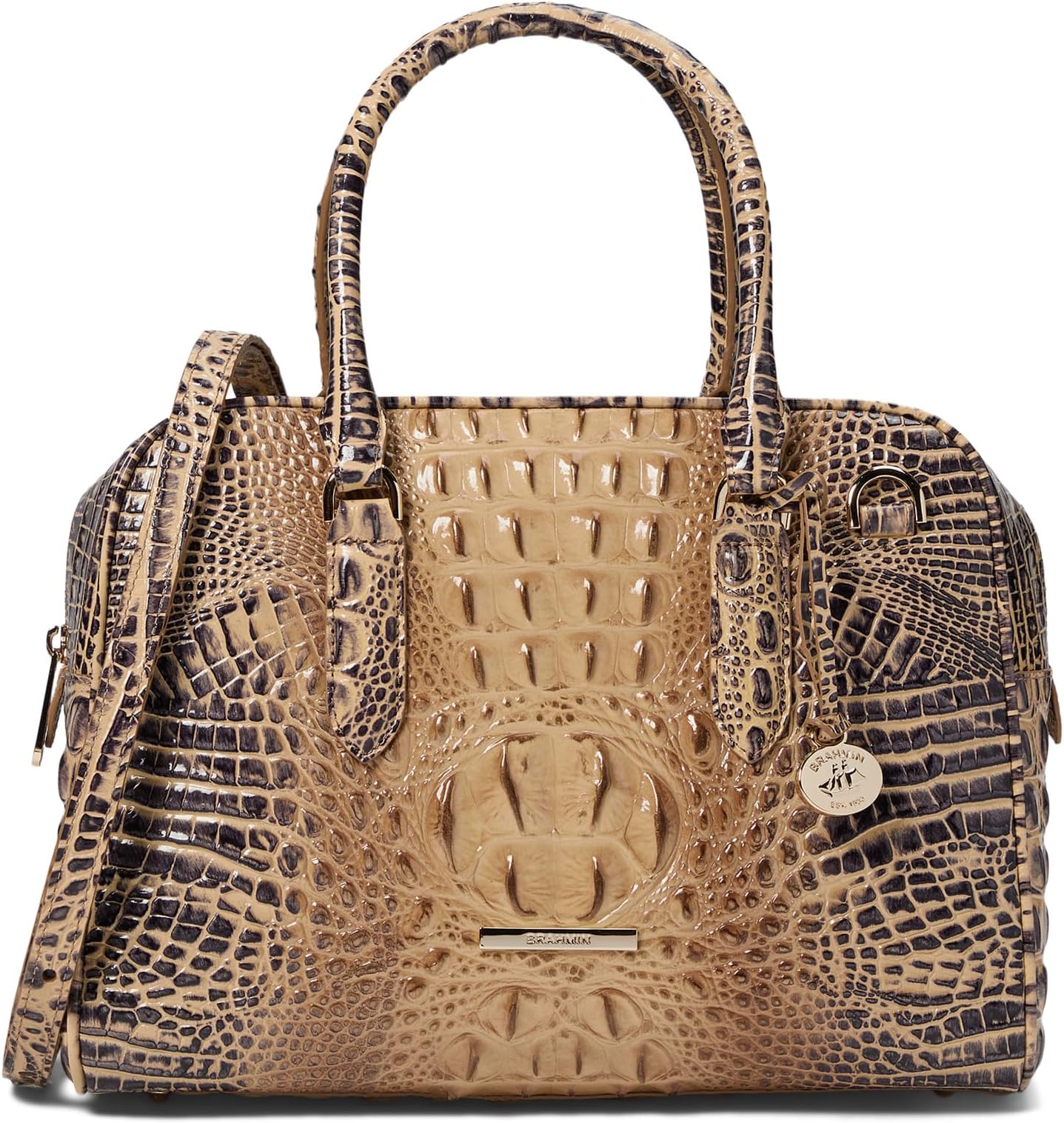 

Сумка Ombre Melbourne Marissa Satchel Brahmin, цвет Pastry