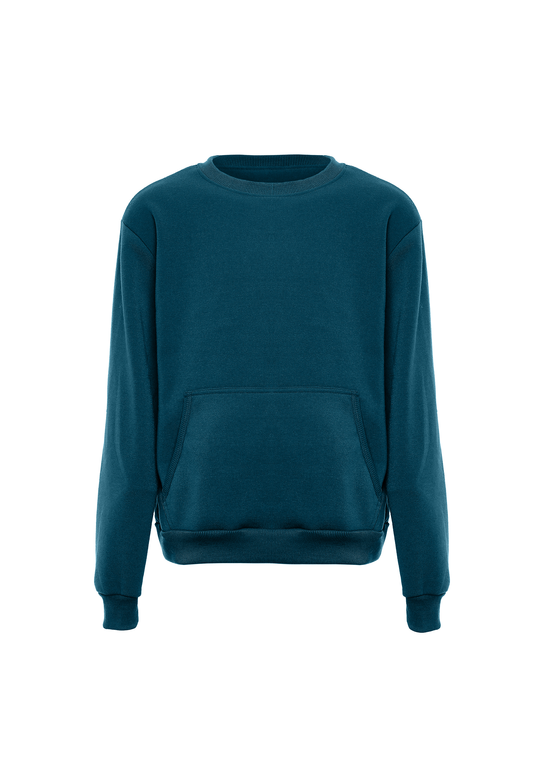 Толстовка MO Round Neck Sweater, цвет DUNKLES TÜRKIS