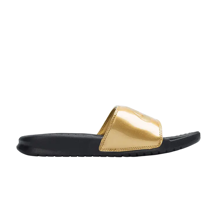 

Кроссовки Nike Wmns Benassi Slides 'Metallic Gold', золотой