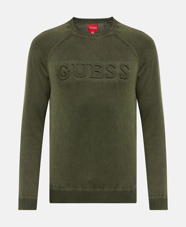 

Джемпер с длинными рукавами Guess, хаки