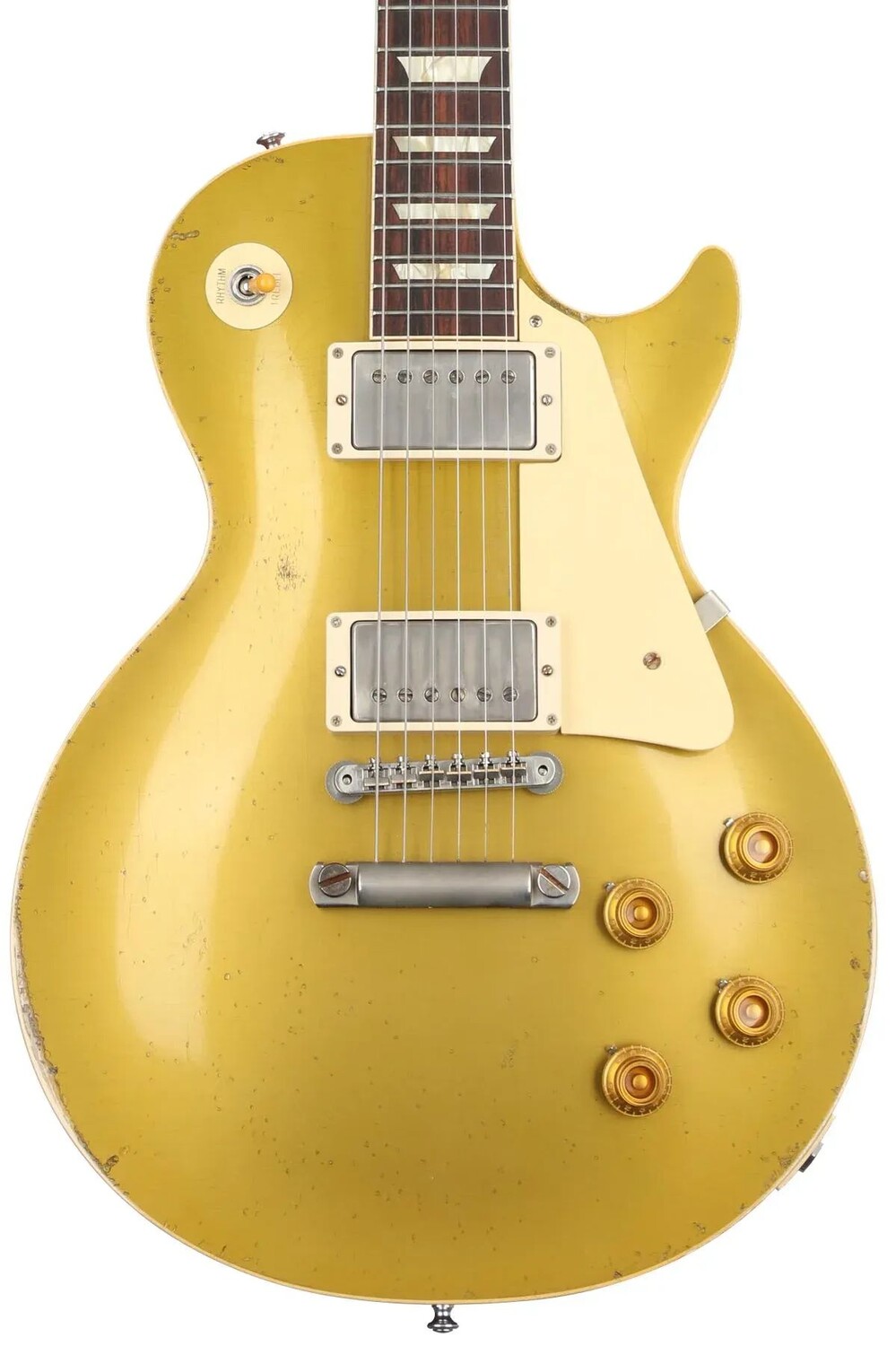 

Электрогитара Gibson Custom 1957 Les Paul Goldtop Reissue — Murphy Lab Ultra Heavy Aged Double Gold