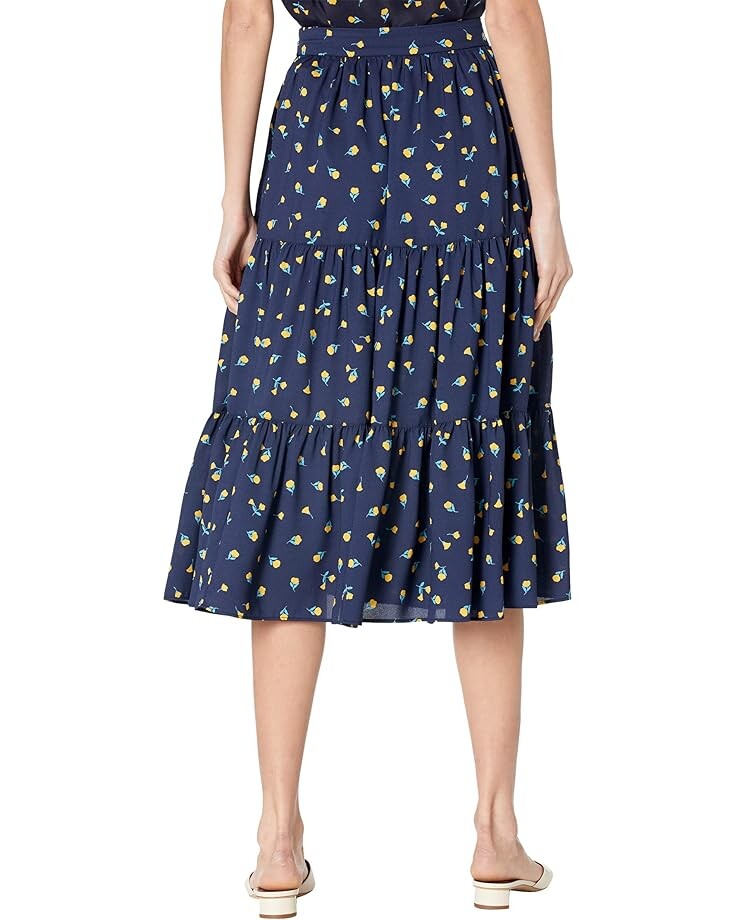 

Юбка Kate Spade New York Garden Ditsy Tiered Skirt, цвет Squid Ink
