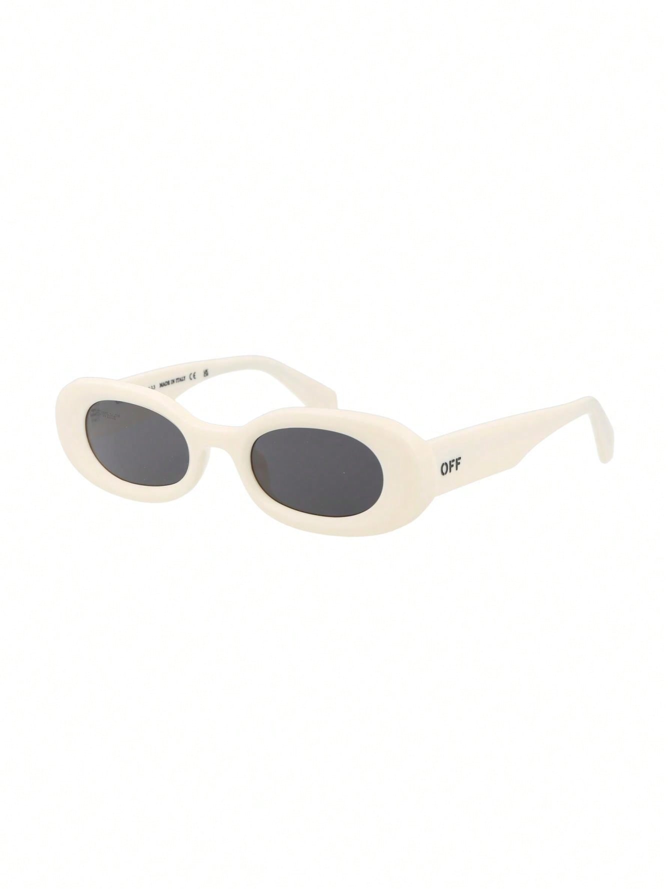 женские солнцезащитные очки off white черные oeri003c99pla0011007 черный Мужские солнцезащитные очки Off-White БЕЛЫЕ OERI087F23PLA0010107, белый