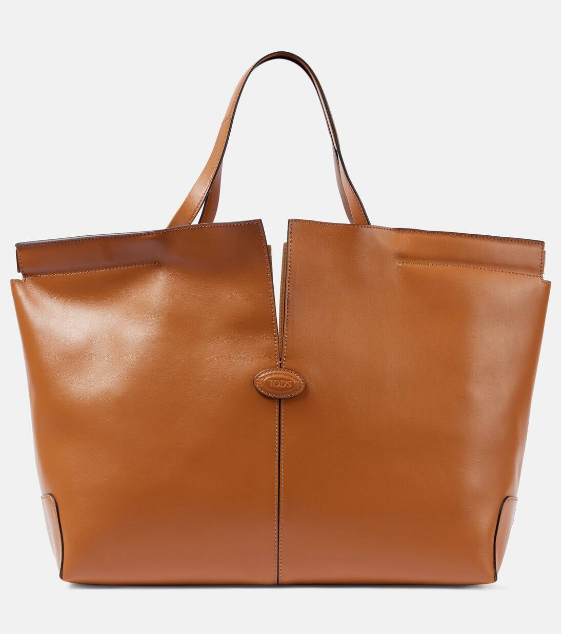 

Кожаная сумка-шоппер Di Bag Folio Medium Tod'S, цвет cuoio