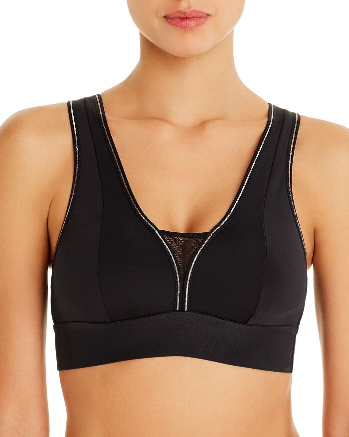 

Спортивное бра Harmony Low Impact с кружевной отделкой Simone Perele