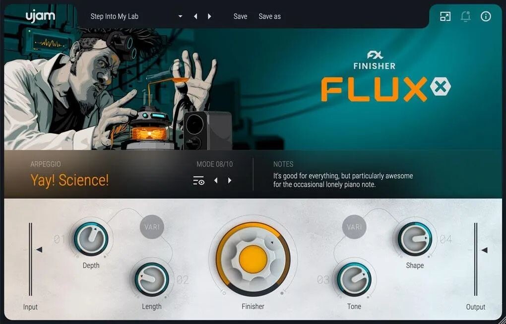 

Плагин мультиэффектов UJAM Finisher Fluxx Creative