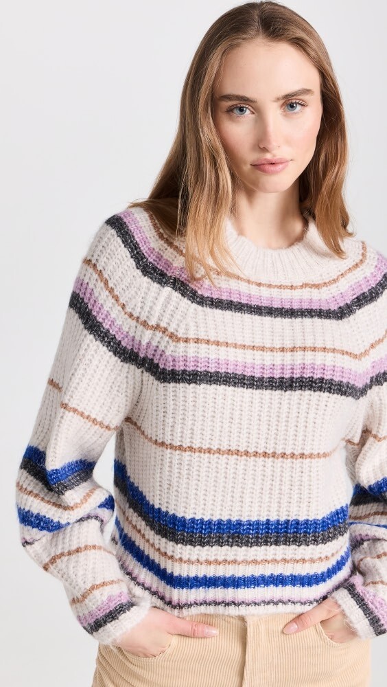 

Свитер Z Supply Desmond Stripe, песочный