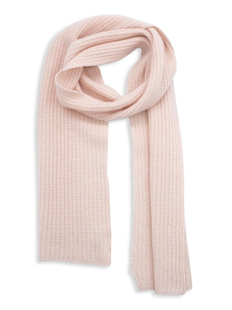 

Кашемировый шарф Racking Stitch Portolano, цвет Soft Pink