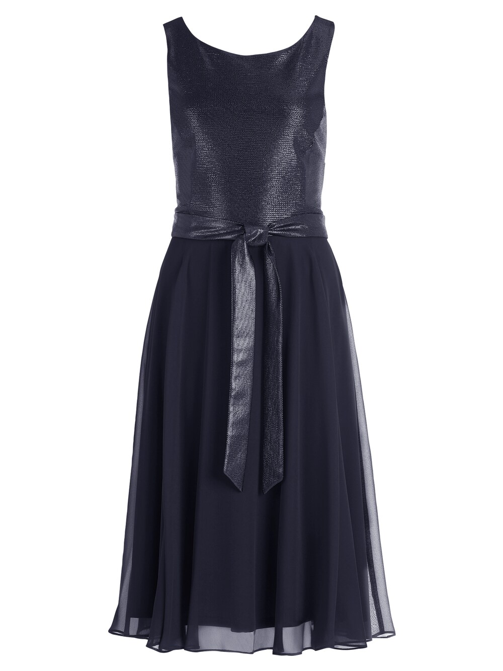 Коктейльное платье Vera Mont, темно-синий helena vera брюки р 50 цвет синий