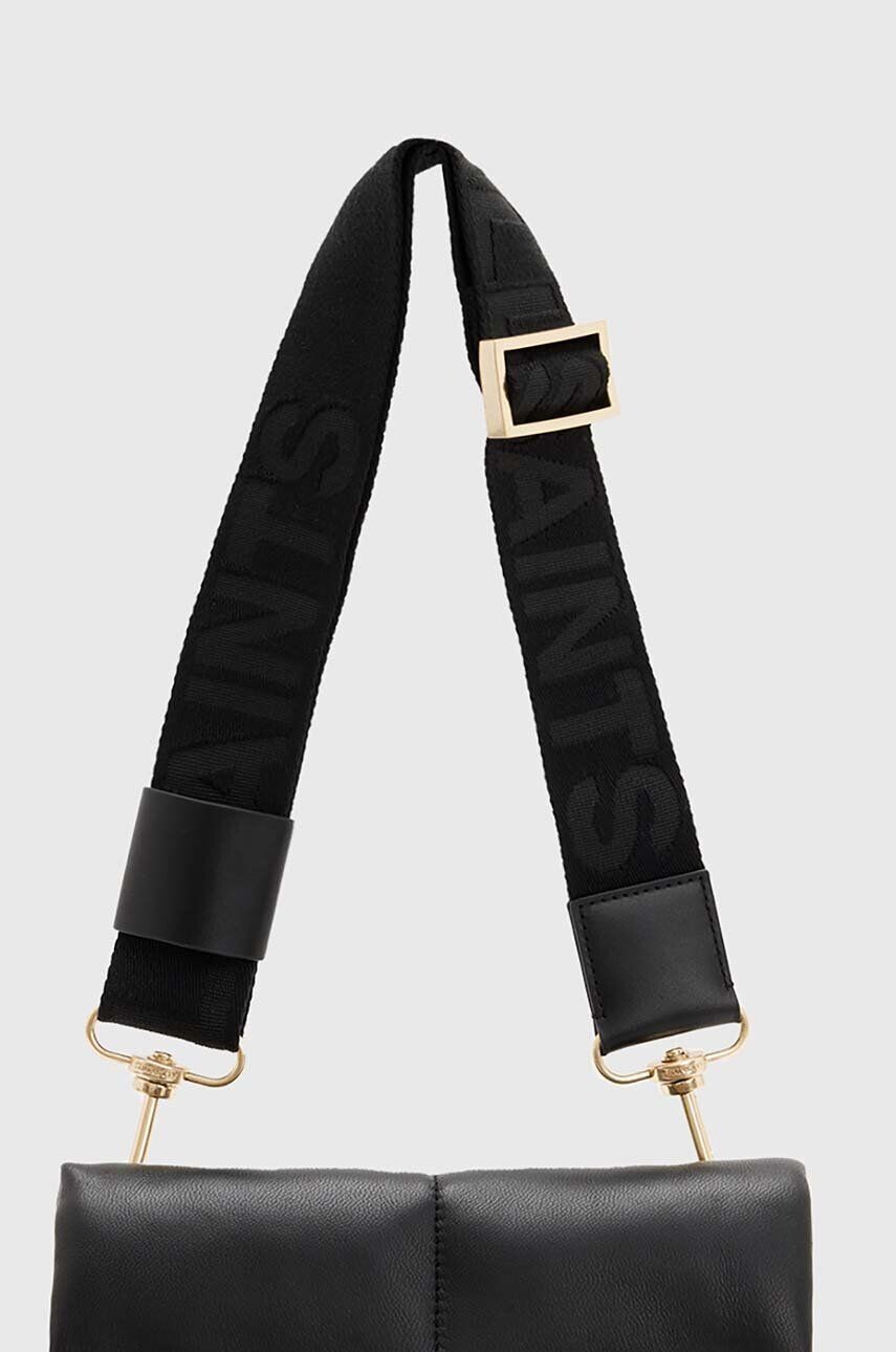 

Кожаная сумка AllSaints EZRA QUILT CROSSBODY, черный
