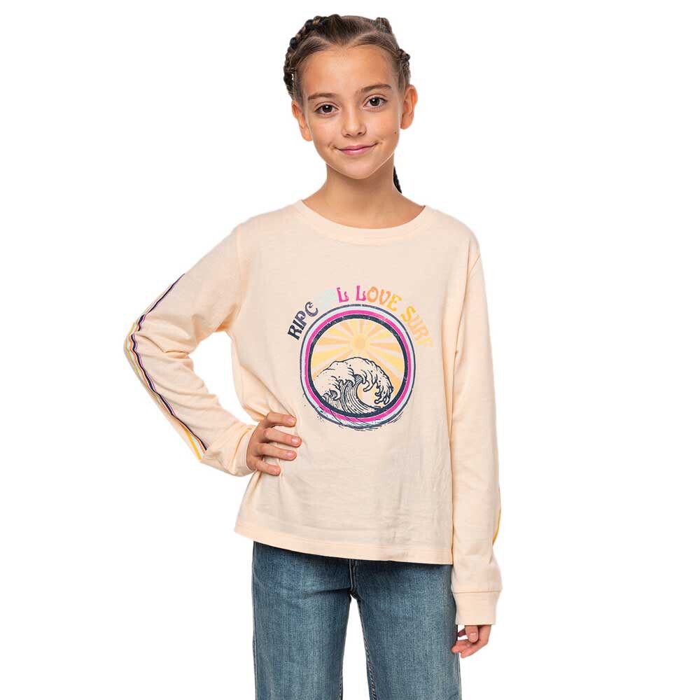 

Футболка с длинным рукавом Rip Curl Teen Lily, розовый