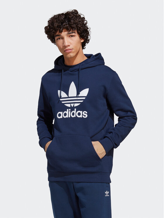 цена Толстовка обычного кроя Adidas, синий