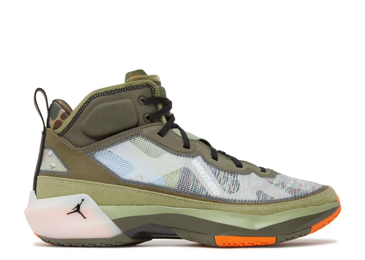 

Кроссовки Air Jordan Undefeated X Air Jordan 37 Sp 'Flight Jacket', зеленый