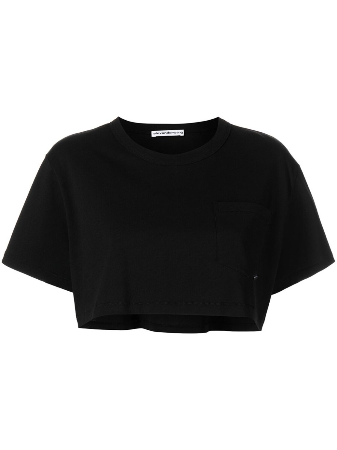 

Alexander Wang укороченная футболка DTC, черный
