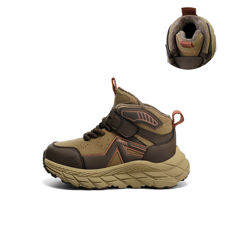 

Кроссовки Jeep Kids Lifestyle Shoes Kids High-top Brown, коричневый