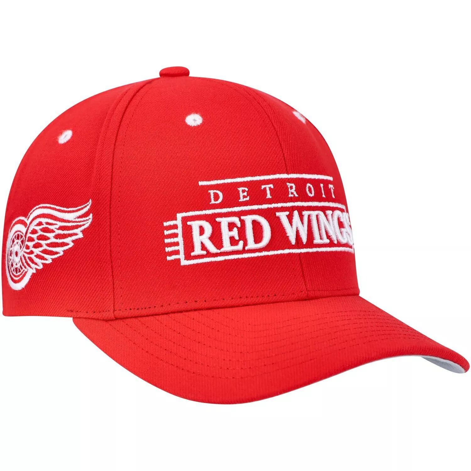 

Мужская кепка Mitchell & Ness Red Detroit Red Wings LOFI Pro Snapback