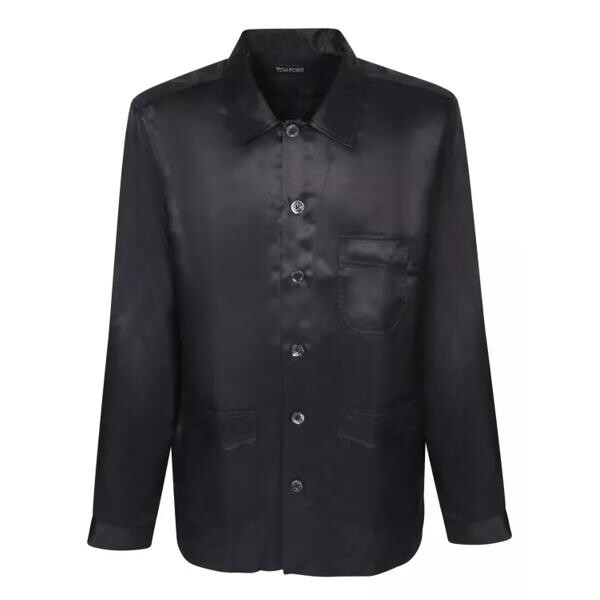 

Футболка black silk shirt Tom Ford, черный
