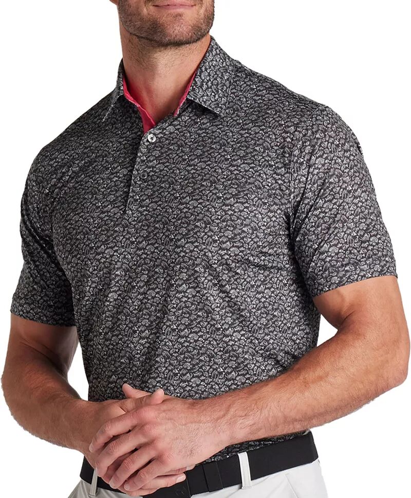 Мужская рубашка-поло для гольфа Puma MATTR Piranha Golf футболка поло puma golf mattr paradise sl темно синий мультиколор
