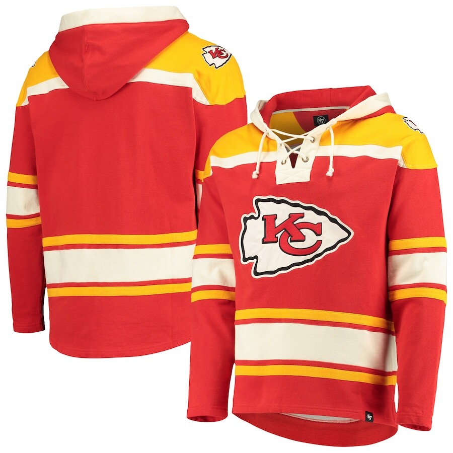 

Пуловер с капюшоном 47 Kansas City Chiefs, красный