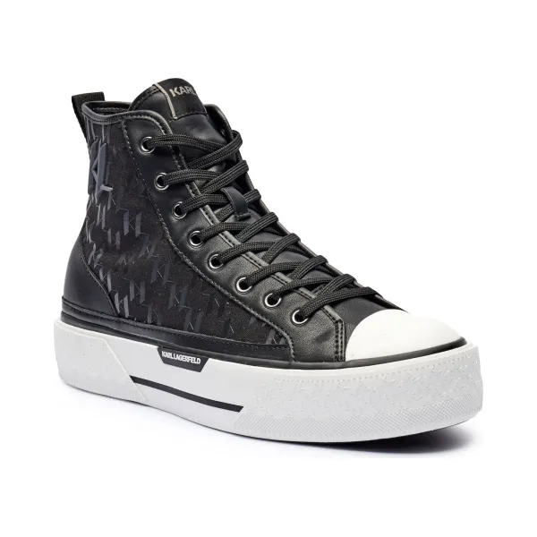 

Спортивная обувь Kampus max с добавлением кожи. Karl Lagerfeld, черный