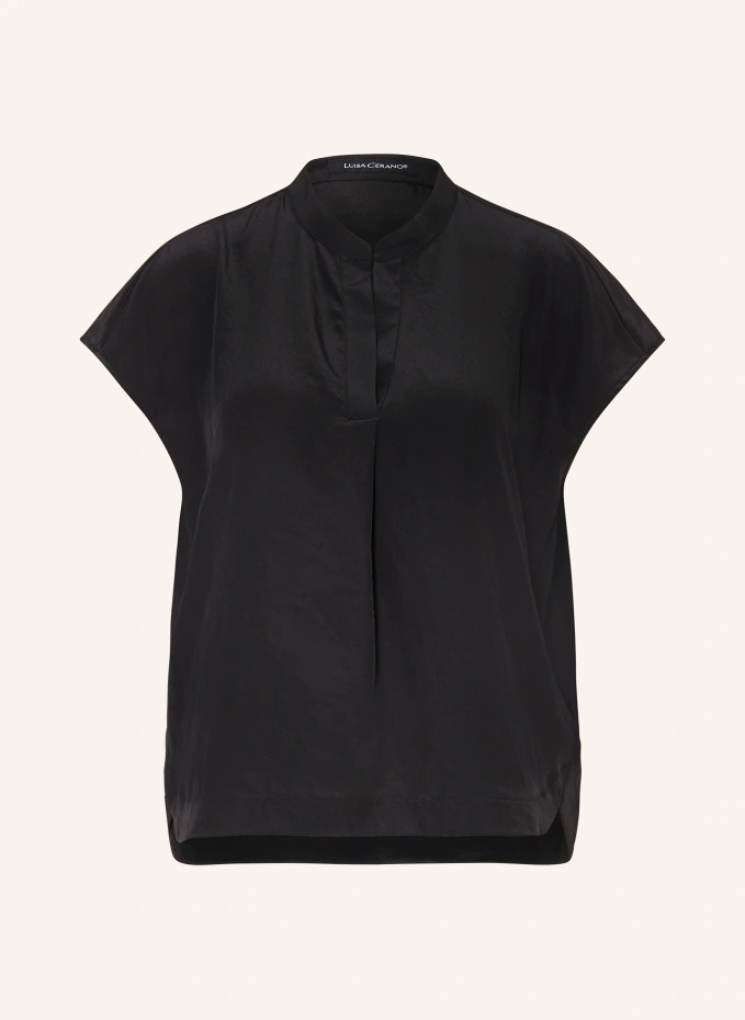 цена Блузка-рубашка Luisa Cerano, черный