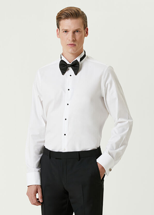 

Рубашка под смокинг индивидуального кроя Beymen Collection, белый