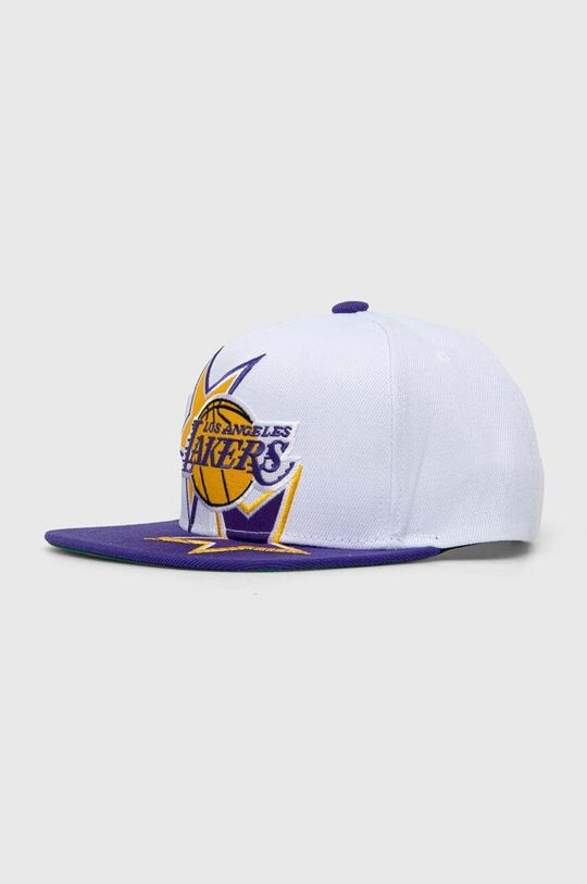

Бейсбольная кепка НБА ЛОС-АНДЖЕЛЕС ЛЕЙКЕРС Mitchell&Ness, белый