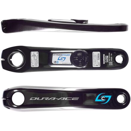 

Шатун измерителя мощности Shimano Dura-Ace R9200 L Gen 3 Stages Cycling, черный