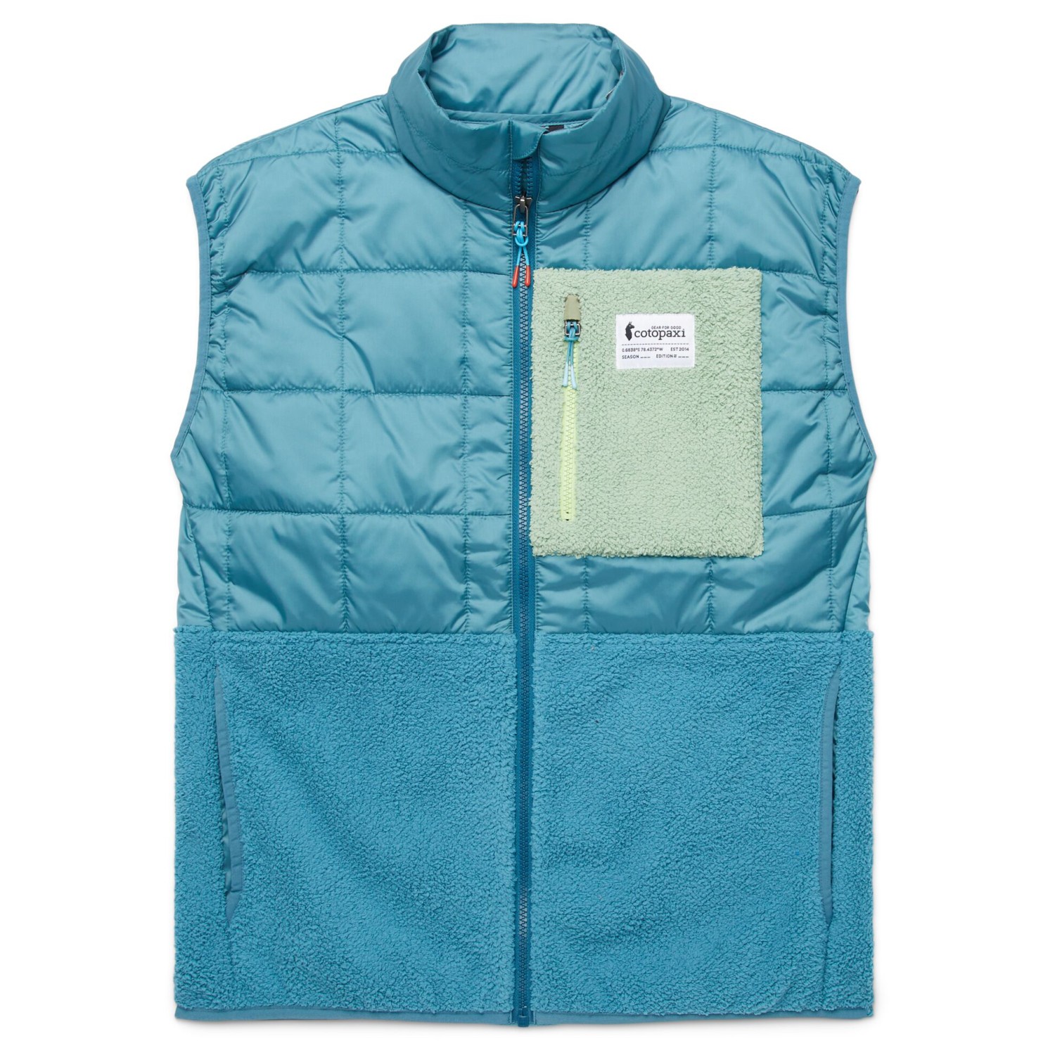 Жилет из синтетического волокна Cotopaxi Women's Trico Hybrid Vest, цвет Blue Spruce/Drizzle