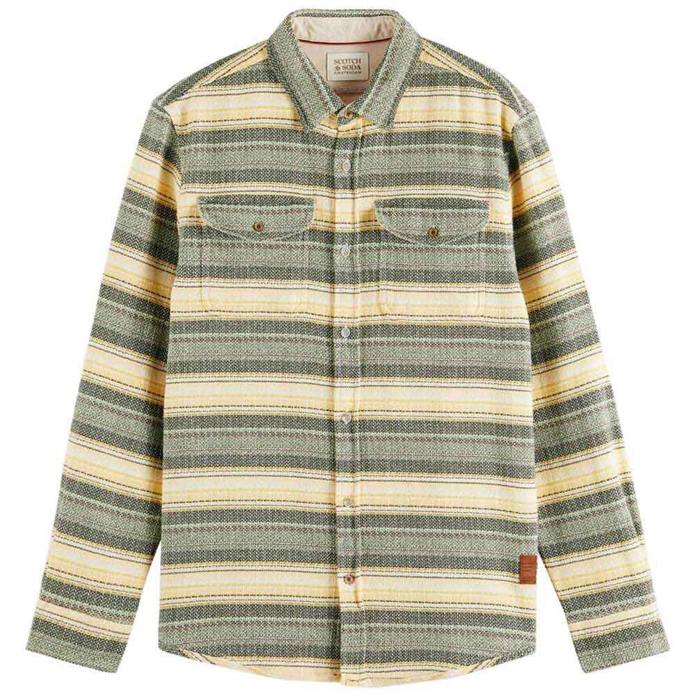 

Рубашка Scotch & Soda Waffle Check, зеленый