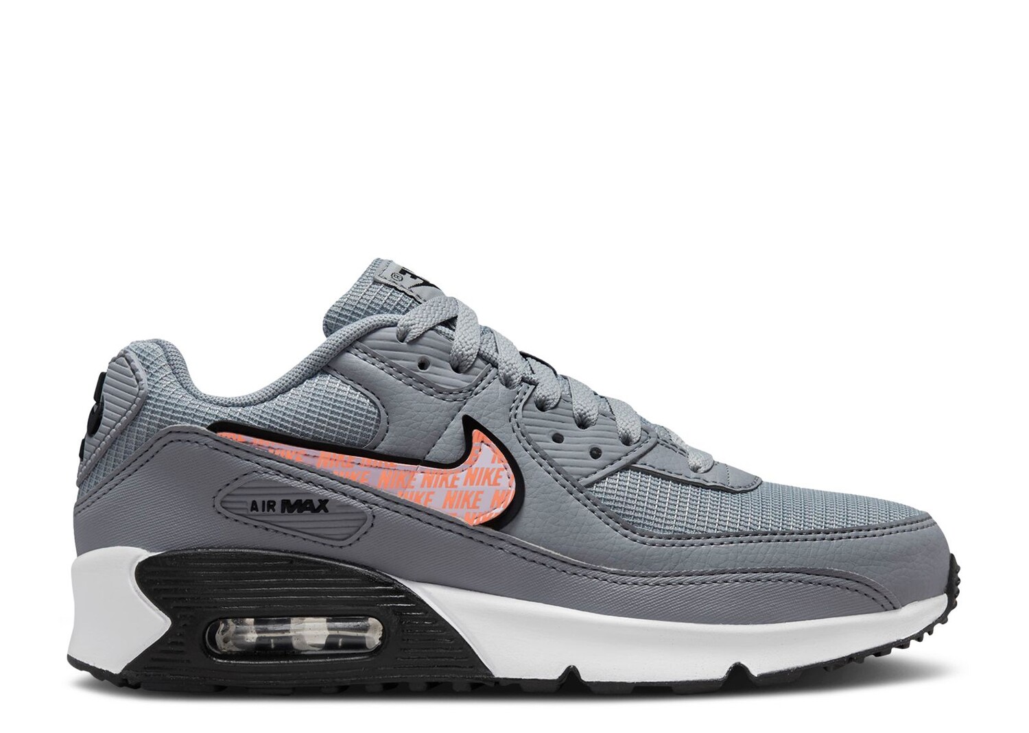 

Кроссовки Nike Air Max 90 Next Nature Gs 'Wolf Grey Sunset Glow', серый