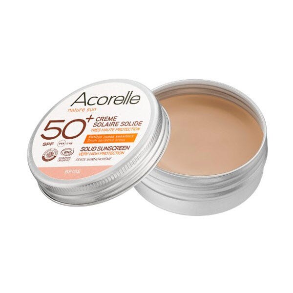 

Твердый солнцезащитный крем Spf50 30 гр Acorelle
