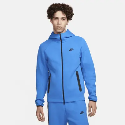 

Худи Nike Sportswear Tech Fleece Windrunner, цвет Light Photo Blue/Black