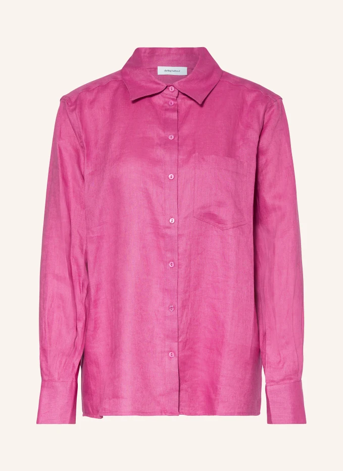 Льняная блузка-рубашка Darling Harbour, розовый
