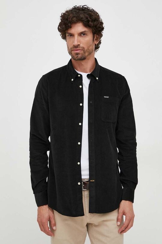 

Рубашка из хлопка Barbour, черный