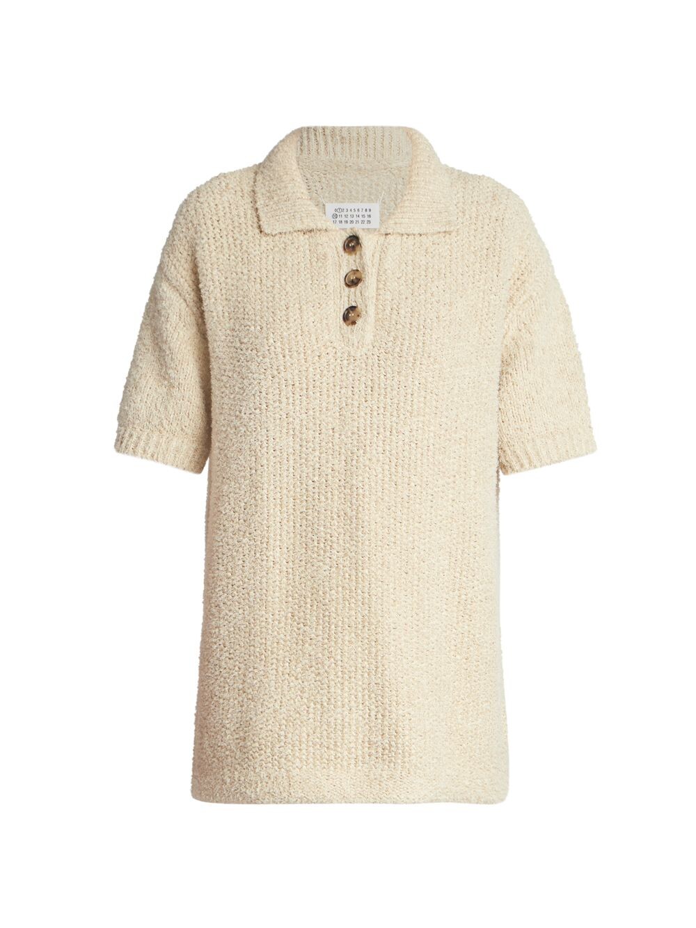

Рубашка поло из смеси льна Maison Margiela